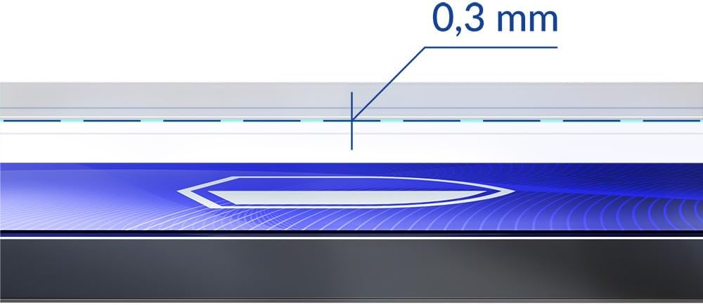 3MK iPhone 15 Pro 0.30mm 7H Anti Fingerprint Flexible Tempered Glass Ευλύγιστο Αντιχαρακτικό Γυαλί Οθόνης - Clear