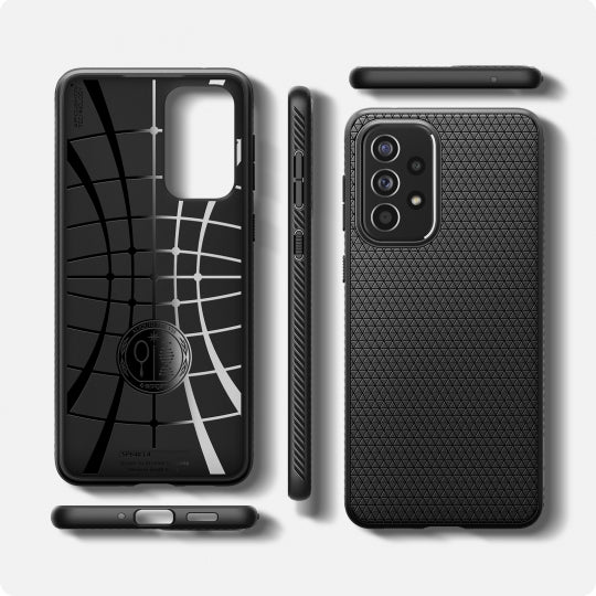 Spigen Samsung Galaxy A33 5G Liquid Air Θήκη Σιλικόνης - Matte Black