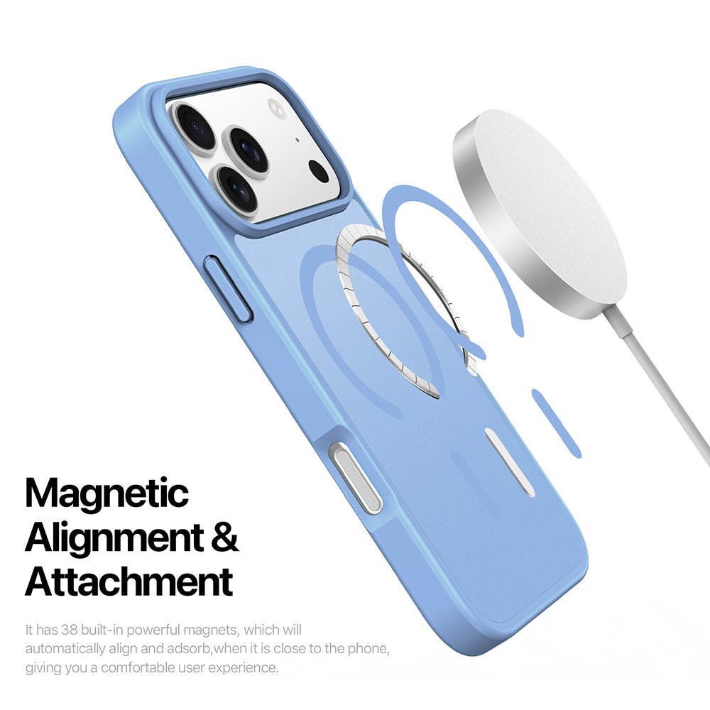 Dux Ducis iPhone 18 Pro Max / iPhone 17 Pro Max - Σκληρή Θήκη με Πλαίσιο Σιλικόνης MagSafe - Yind Series - Light Pink