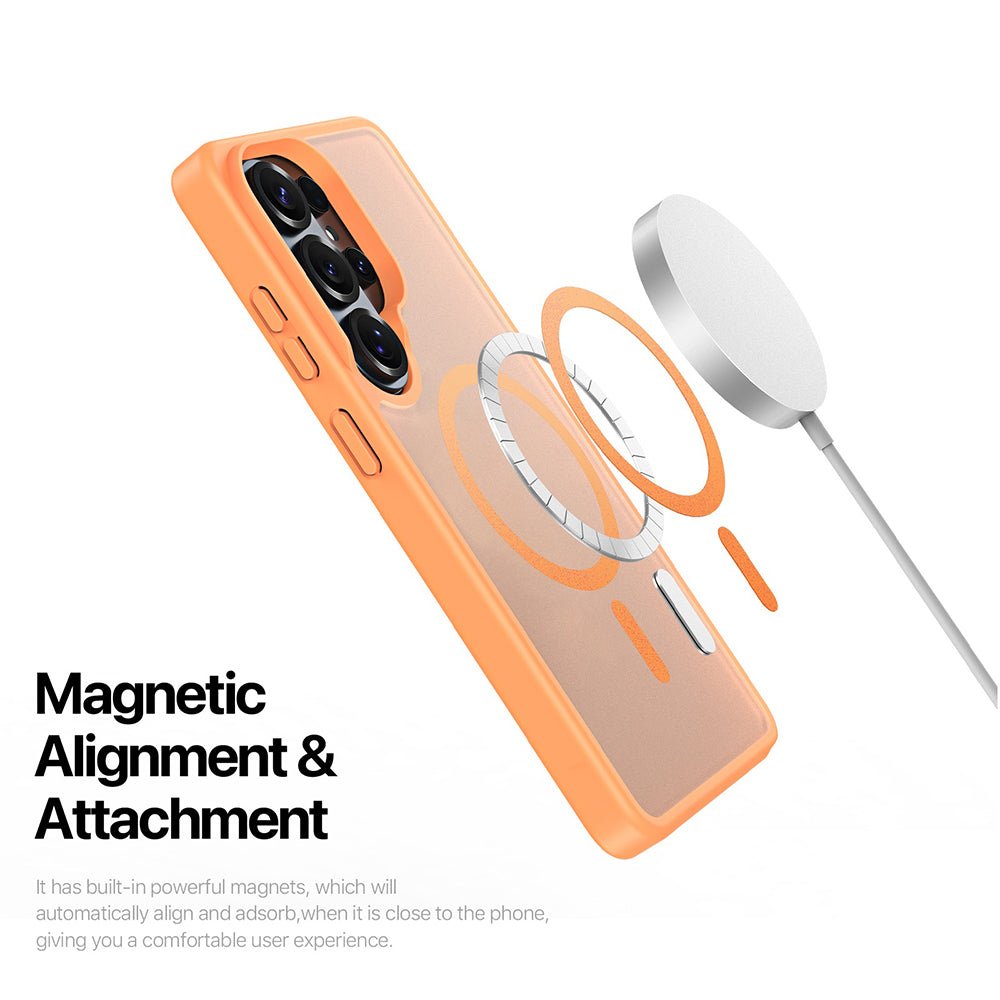 Dux Ducis Samsung Galaxy S26 Ultra - Σκληρή Θήκη με Πλαίσιο Σιλικόνης MagSafe - Yind Series - Light Pink