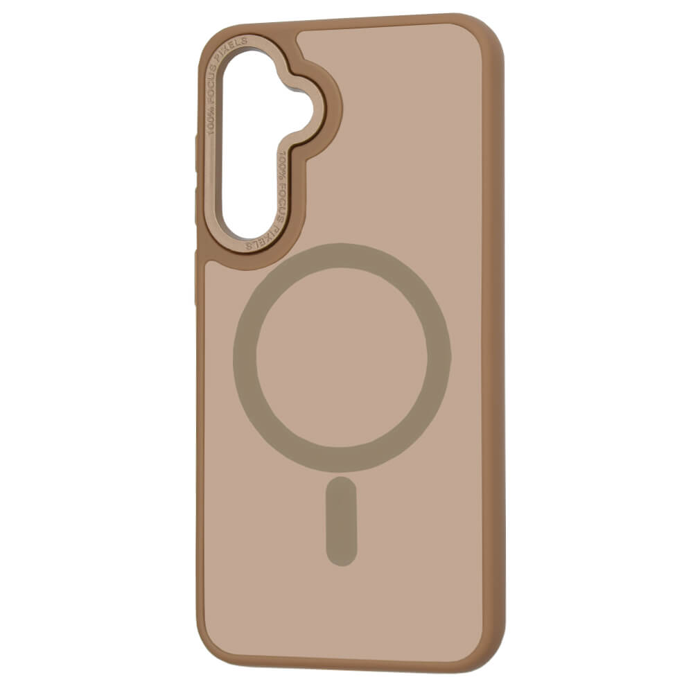 Techsuit Samsung Galaxy S25 Plus - HaloFrost MagSafe Series - Σκληρή Θήκη με Πλαίσιο Σιλικόνης - Sandstone Brown