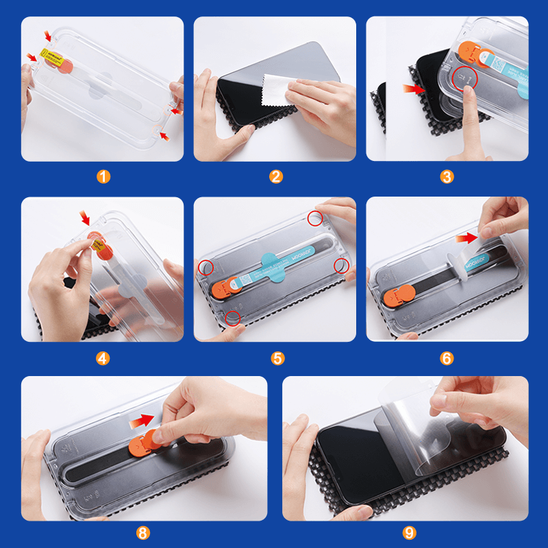 Joyroom iPhone 13 Pro Max 9H Tempered Glass Αντιχαρακτικό Γυαλί Οθόνης με Κιτ Τοποθέτησης - Clear - JR - PF933