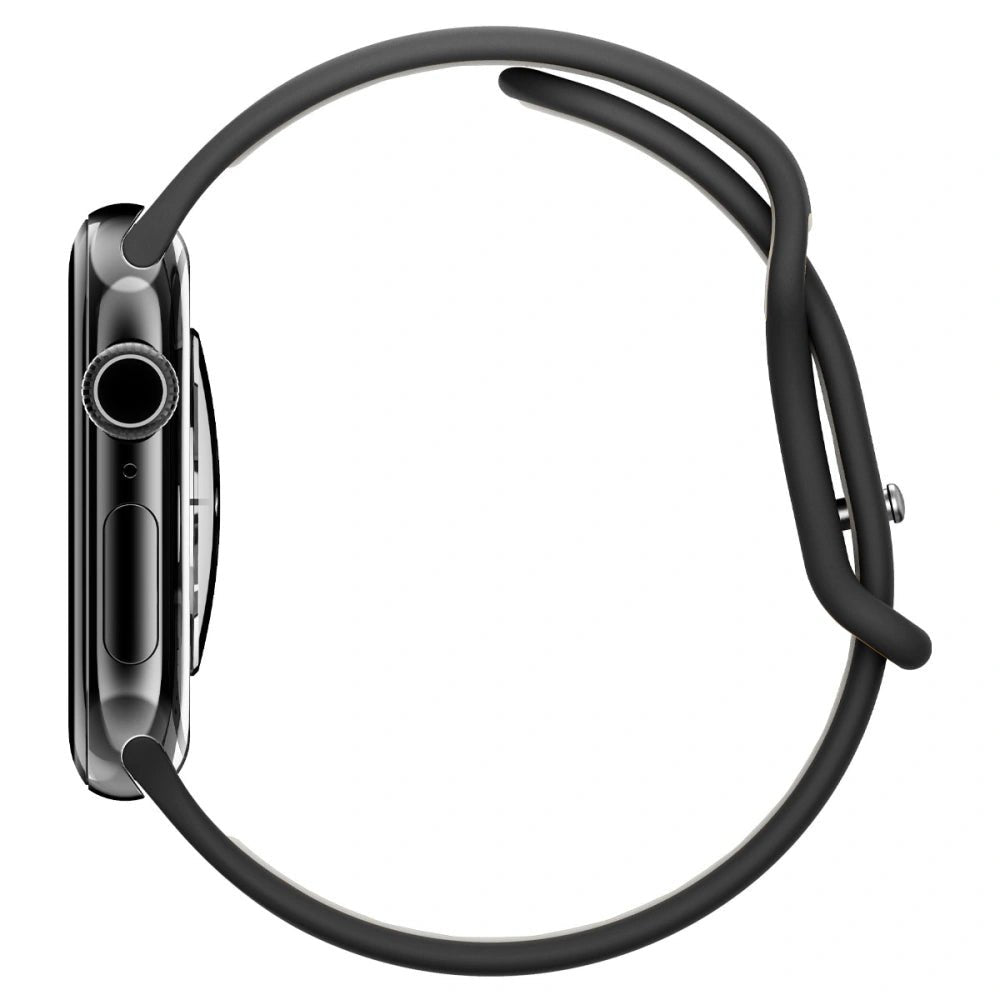 Spigen Λουράκι Apple Watch 8/9/10/11 - SE (1/2/3) - Ultra (1/2/3) – 44/45/46/49mm Nano Pop Σιλικόνης - Black Sesame