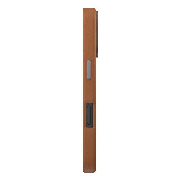 Uniq iPhone 16 Pro Max Lyden MagClick Σκληρή Θήκη με Επένδυση Συνθετικού Δέρματος και MagSafe - Caramel