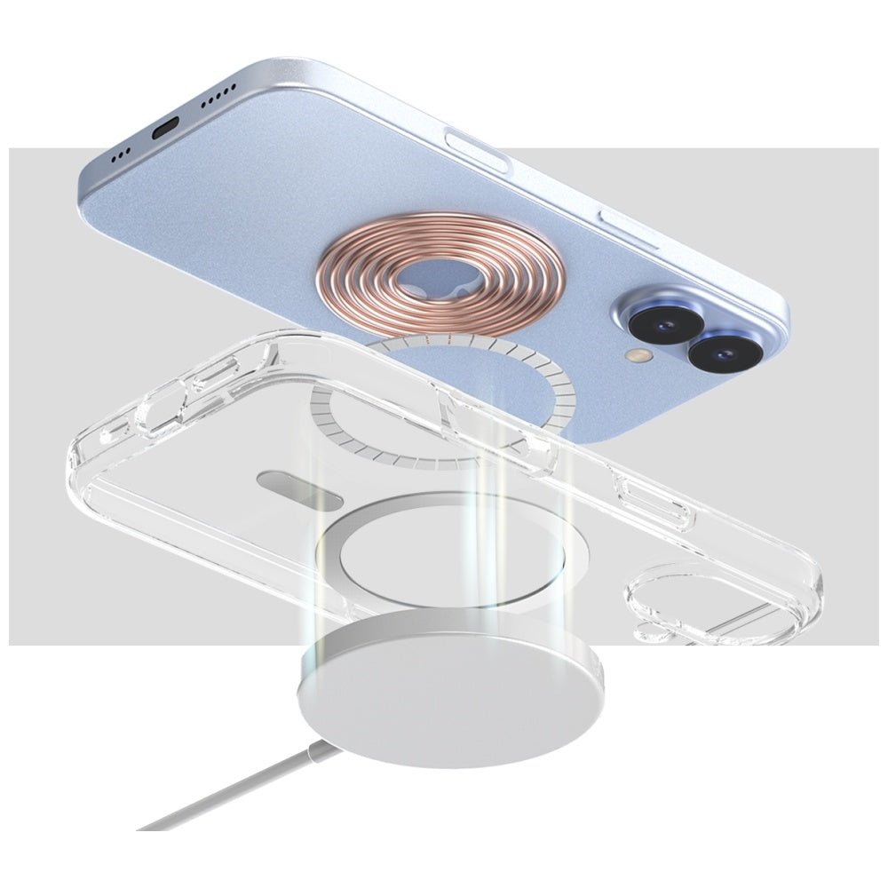 Araree iPhone Air - Duple M MagSafe - Σκληρή Θήκη με Πλαίσιο Σιλικόνης - Clear
