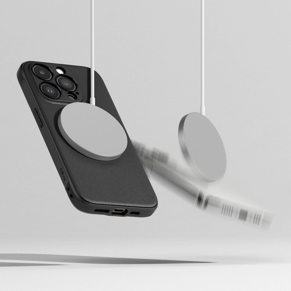 Ringke iPhone 15 Pro Onyx MagSafe Durable TPU Case Θήκη Σιλικόνης με MagSafe - Black