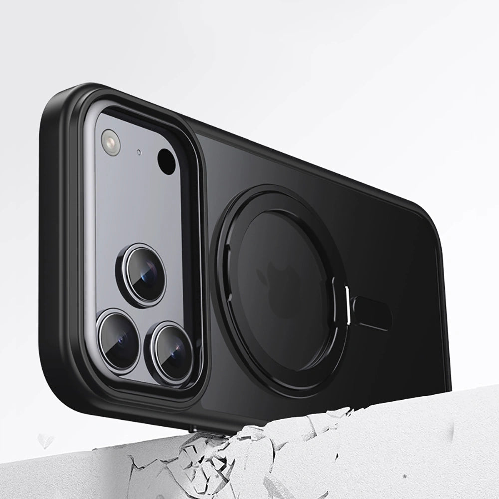 Tech - Protect iPhone 17 Pro MagRing - Σκληρή MagSafe Θήκη με Περιστρεφόμενο Δαχτυλίδι Συγκράτησης / Stand - Black