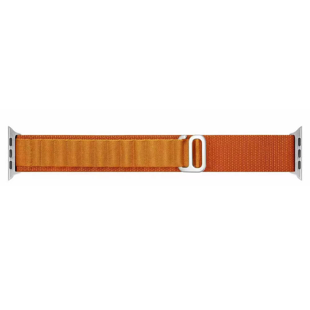 Techsuit Λουράκι Apple Watch 4/5/6/7/8/9/10/11 - SE (1/2/3) - ULTRA (1/2/3) - 44/45/46/49mm Watchband W037 Nylon - Orange
