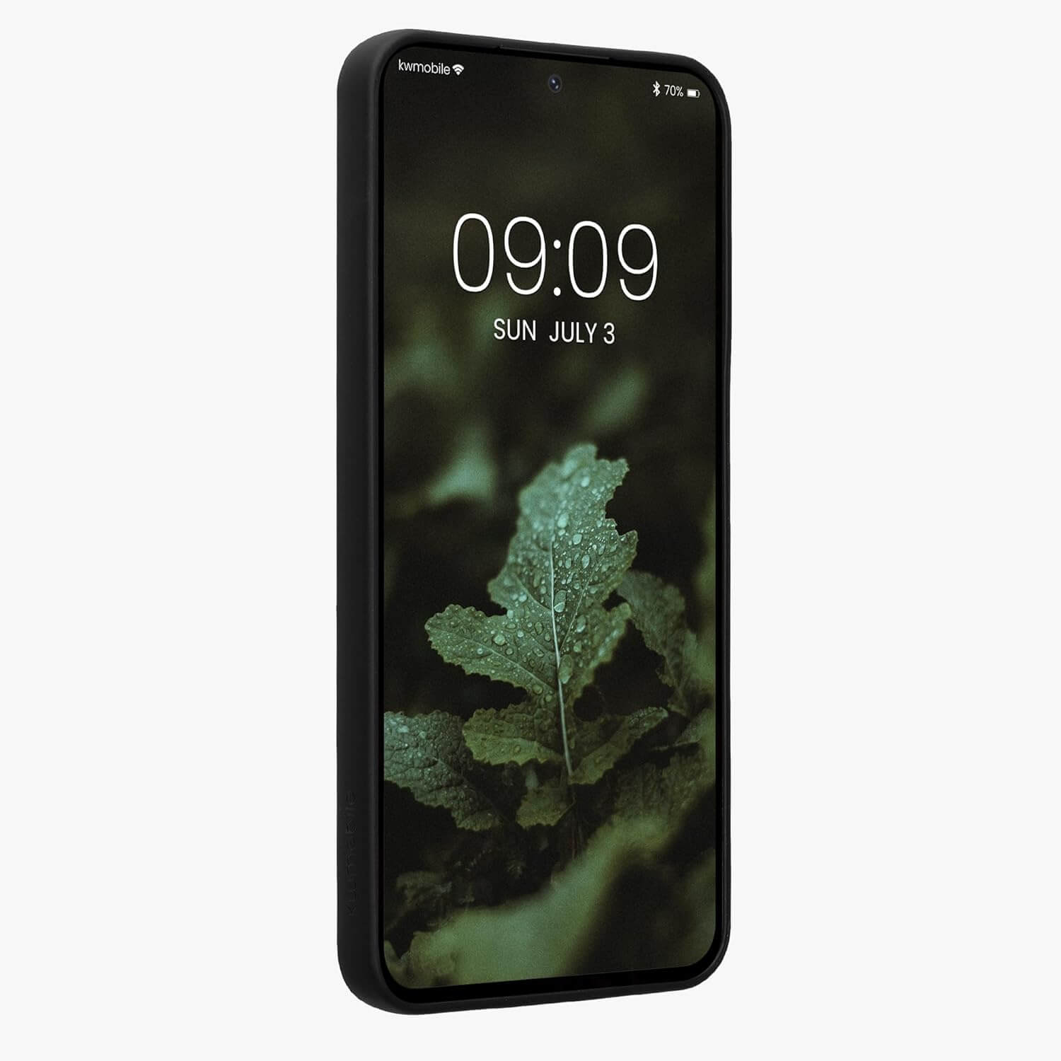 KW Samsung Galaxy S24 FE Θήκη από Φυσικό Ξύλο - Dark Brown