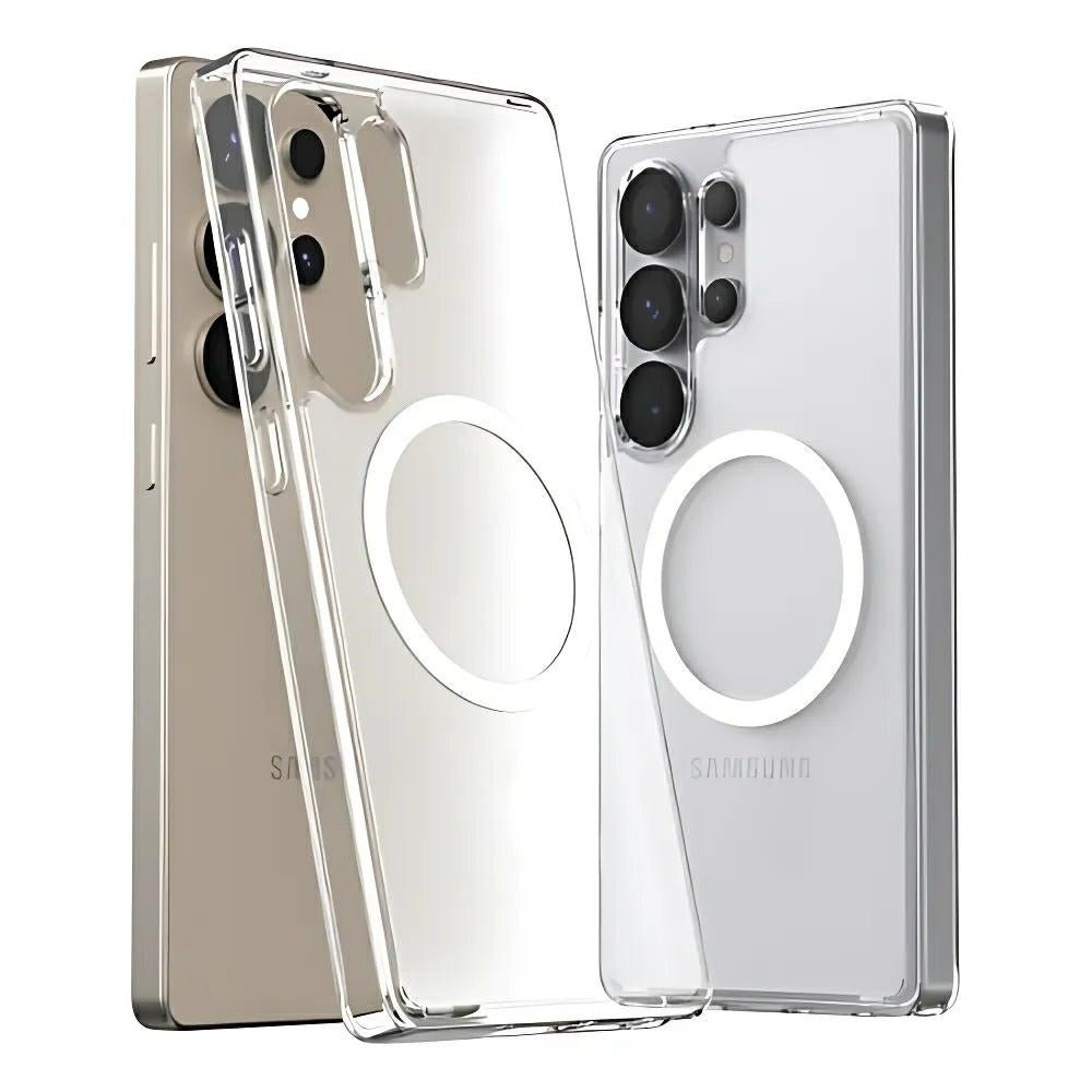 Araree Samsung Galaxy S25 Ultra Duple M Σκληρή Θήκη με Πλαίσιο Σιλικόνης και MagSafe - Διάφανη Ματ