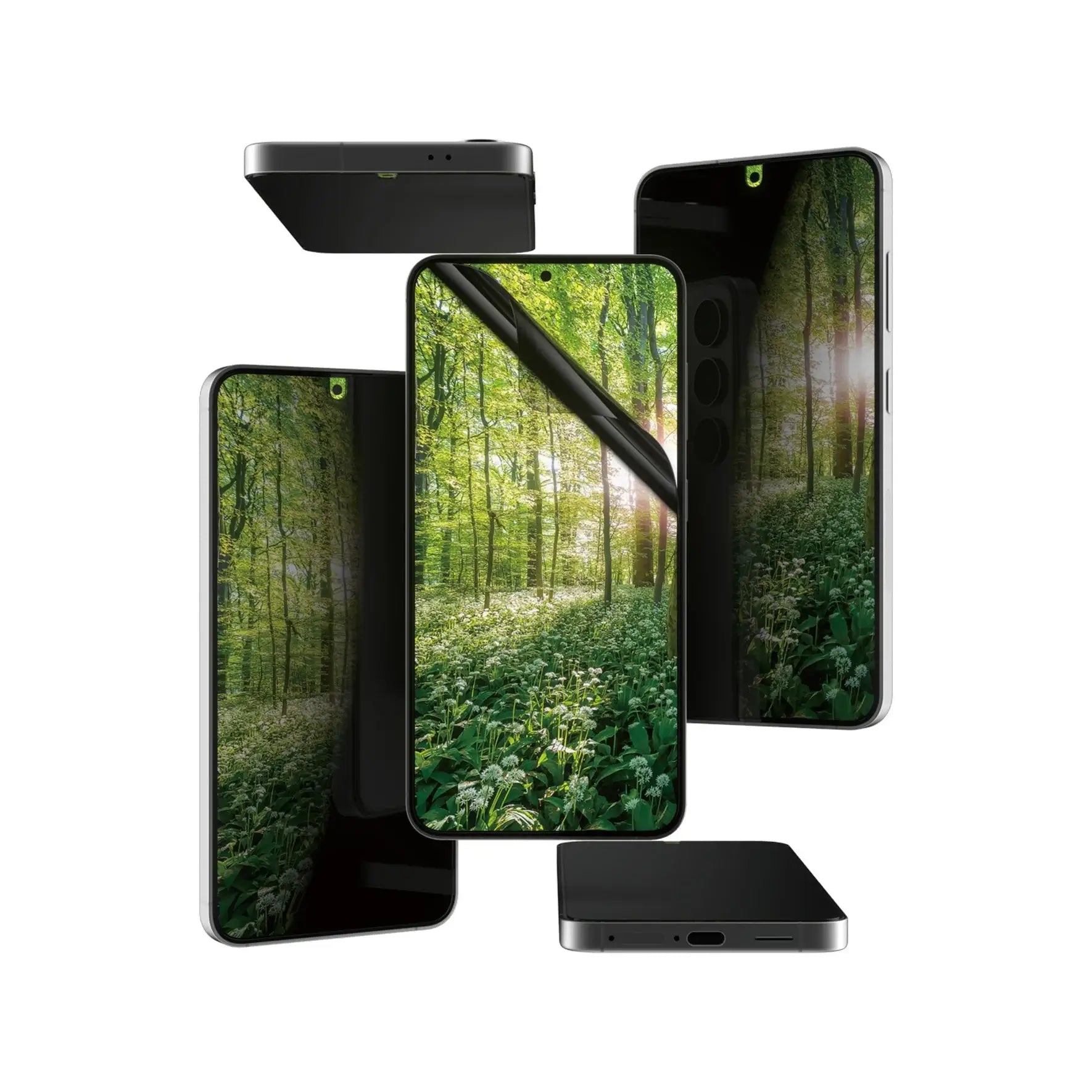 PanzerGlass Samsung Galaxy S24 / S25 Eco Matrix Ultra - Wide Fit Privacy Προστατευτική Mεμβράνη Οθόνης - Διάφανη / Black