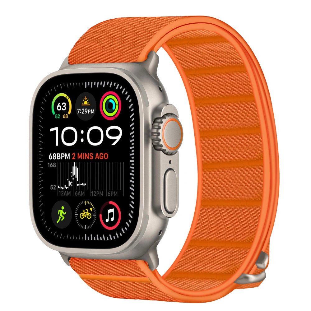 Tech - Protect Λουράκι Apple Watch 8/9/10/11 - SE (1/2/3) - Ultra (1/2/3) – 44/45/46/49mm Nylon Slip - Orange