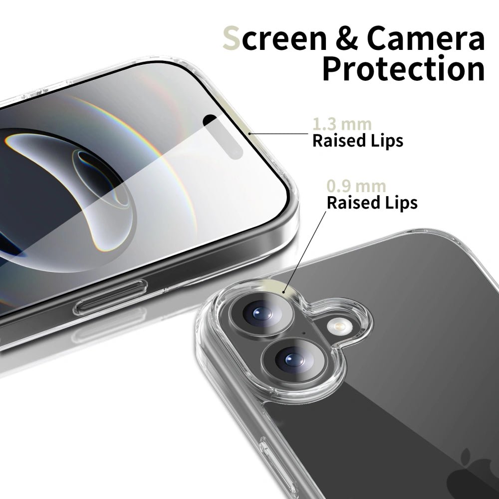 Tech - Protect iPhone 17 Flexair Hybrid - Σκληρή Θήκη με Πλαίσιο Σιλικόνης - Διάφανη