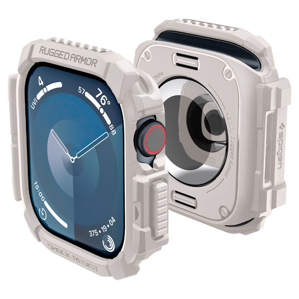 Spigen Θήκη Apple Watch 10/11 - 46mm Rugged Armor - Dune Beige