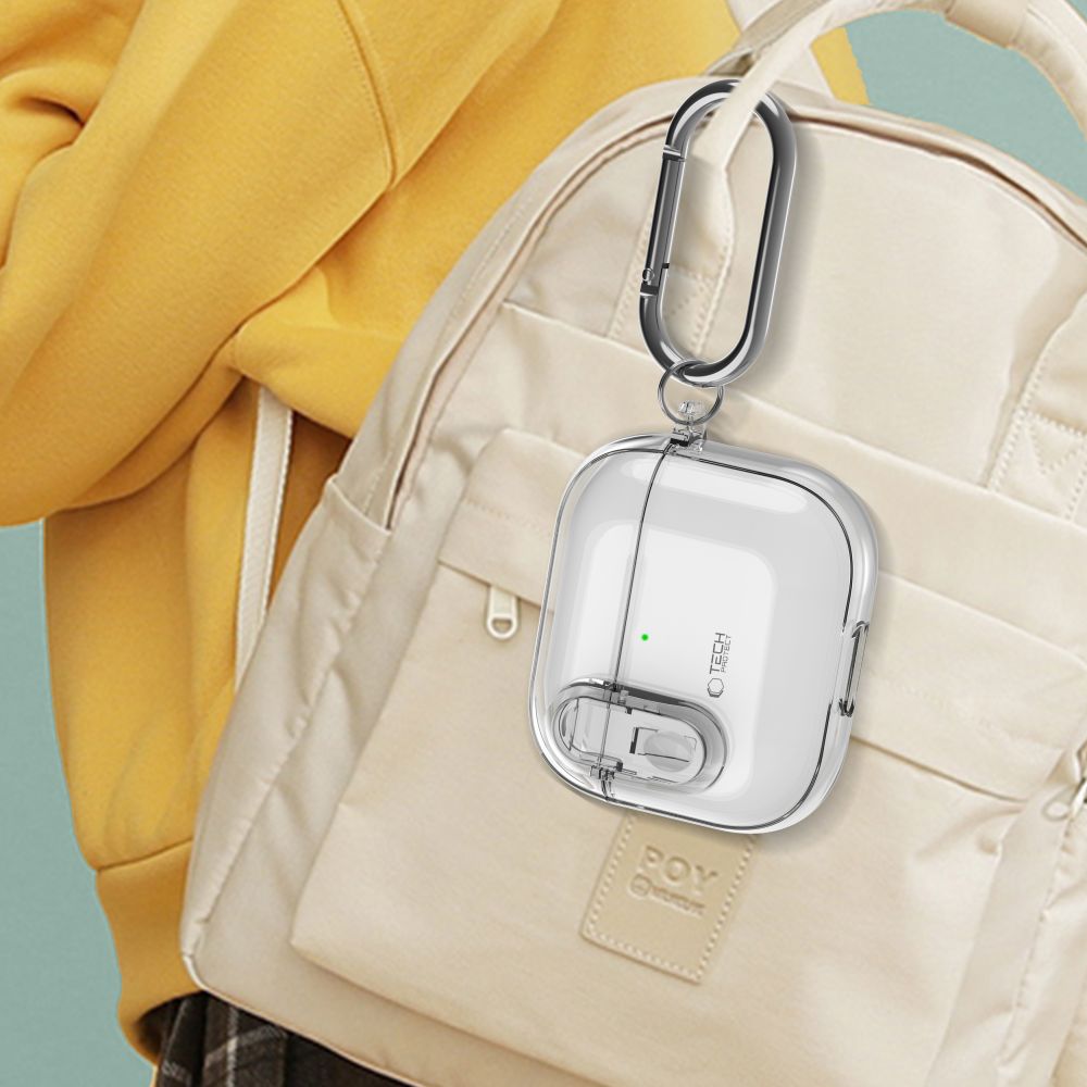 Tech - Protect AirPods 4 Θήκη από Σκληρό Πλαστικό - Slim Hook - Διάφανη
