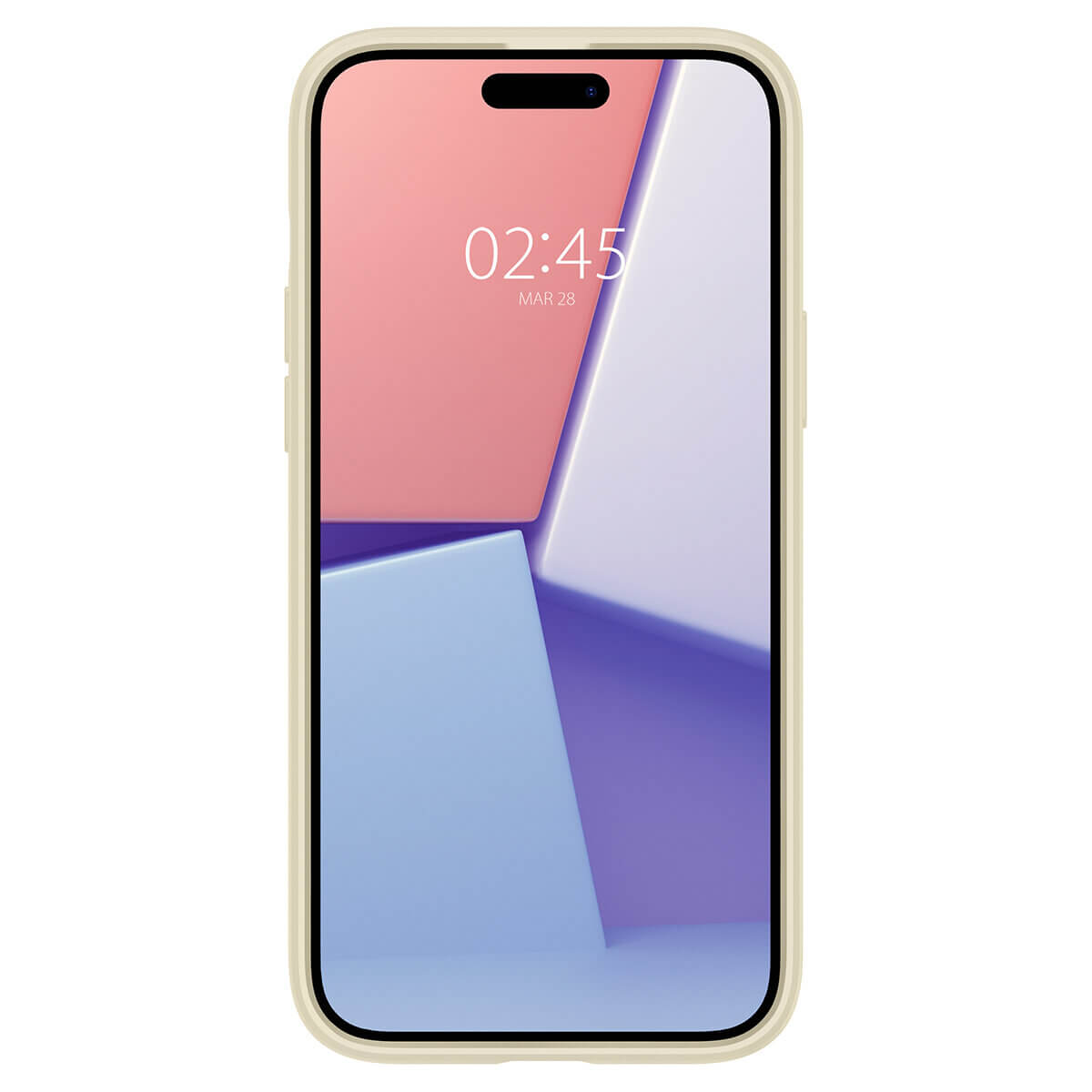 Spigen iPhone 15 Ultra Hybrid Σκληρή Θήκη με Πλαίσιο Σιλικόνης - Mute Beige