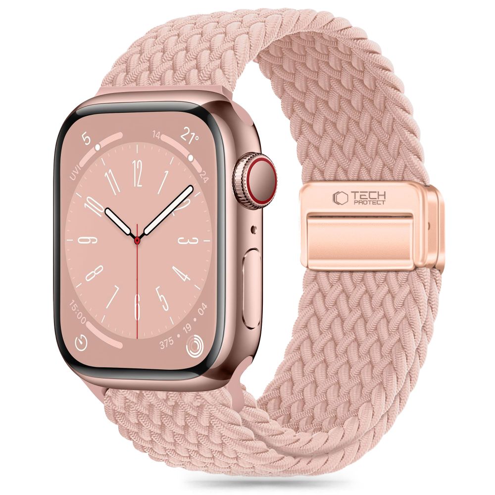 Tech - Protect Λουράκι Apple Watch 8/9/10/11 - SE (1/2/3) - Ultra (1/2/3) – 44/45/46/49mm NylonMag - Dusty Rose