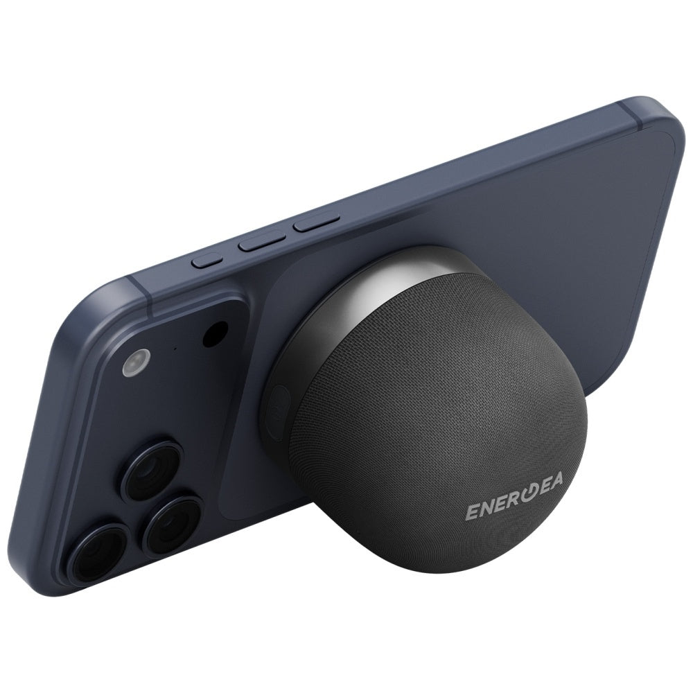 Energea MagAudio Go - Μίνι MagSafe Φορητό Ηχείο Bluetooth 5.4 - Gunmetal