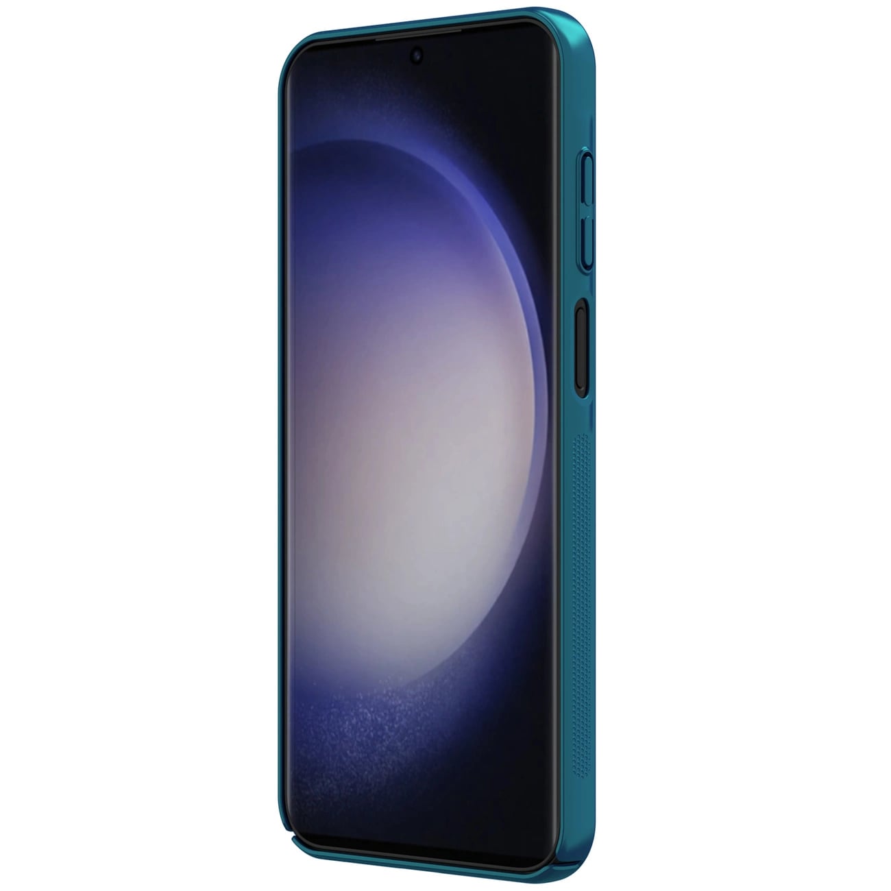 Nillkin Samsung Galaxy A15 4G / A15 5G Super Frosted Shield Σκληρή Θήκη με Πλαίσιο Σιλικόνης - Peacock Blue