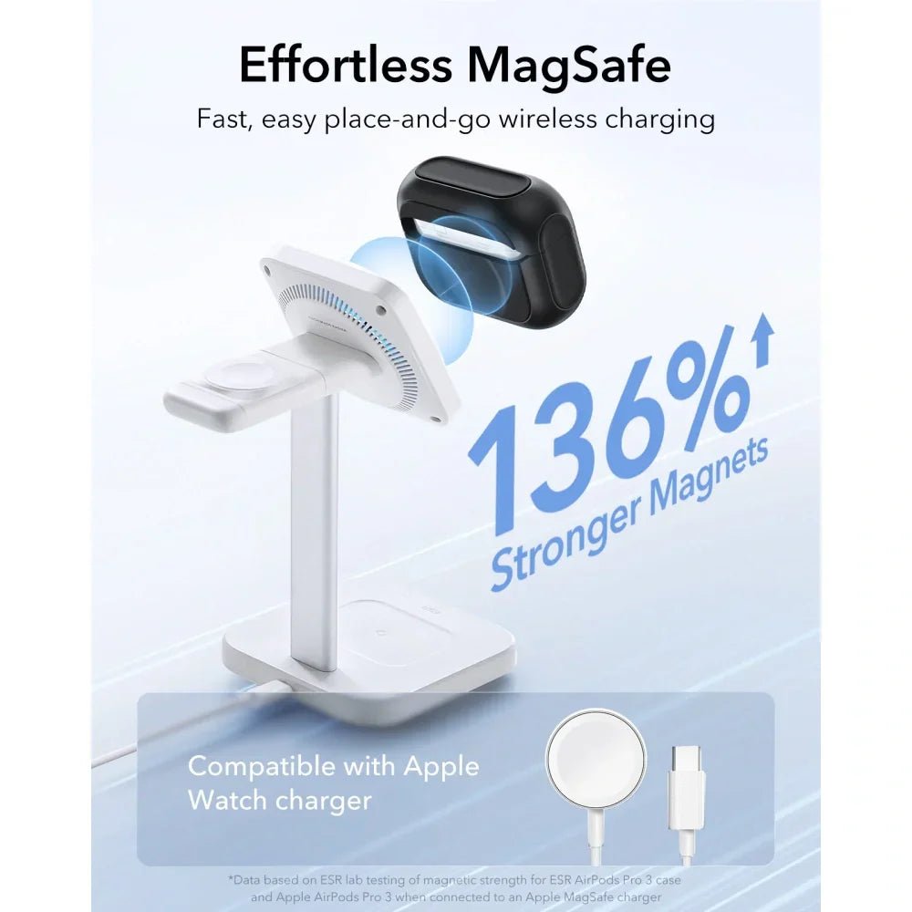 ESR AirPods Pro 3 - Θήκη από Σκληρό Πλαστικό και Σιλικόνη με MagSafe - Orbit Halolock - Black