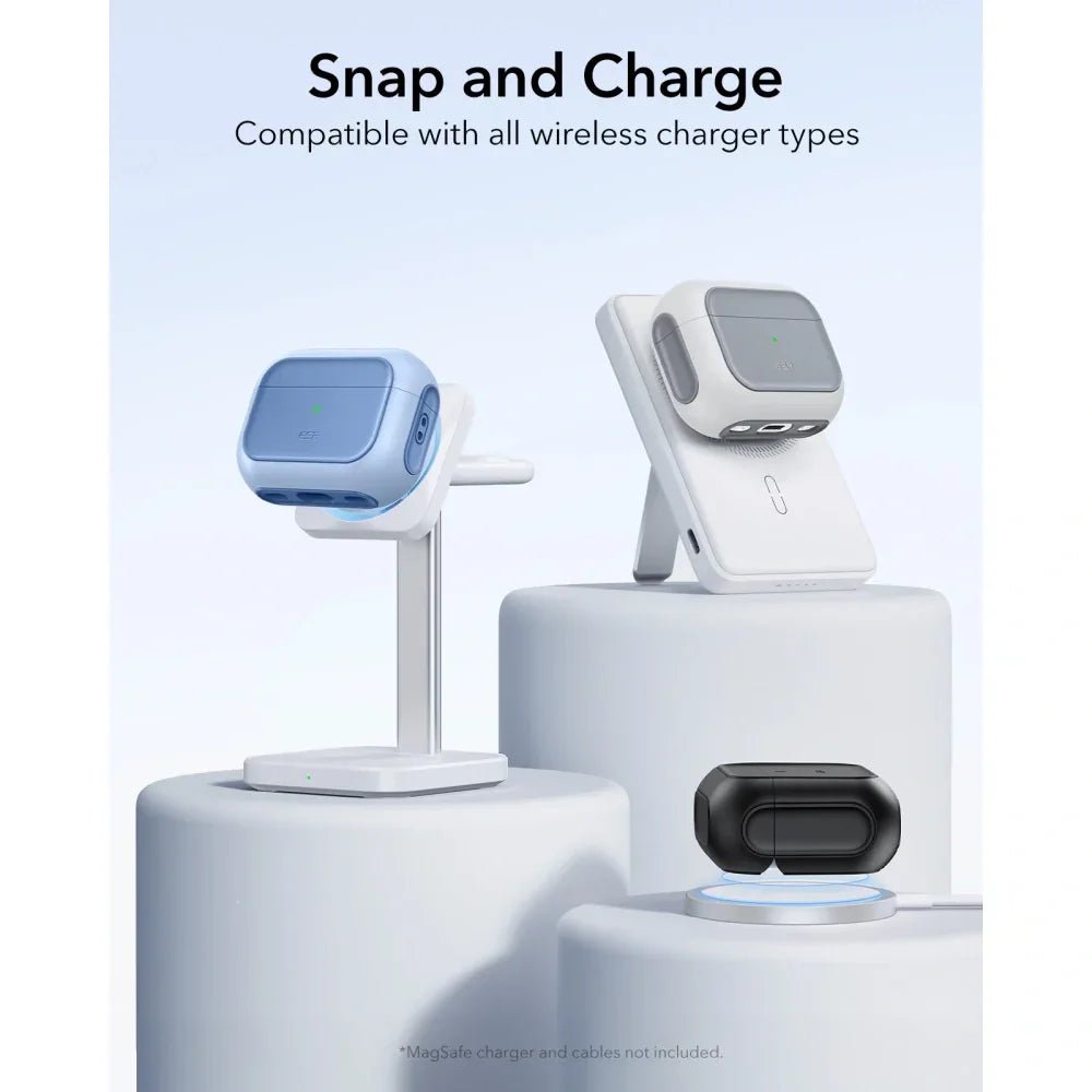 ESR AirPods Pro 3 - Θήκη από Σκληρό Πλαστικό και Σιλικόνη με MagSafe - Orbit Halolock - Powder Blue