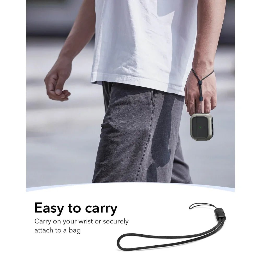 ESR AirPods Pro 3 - Θήκη από Σκληρό Πλαστικό και Σιλικόνη με MagSafe - Orbit Halolock - Titanium