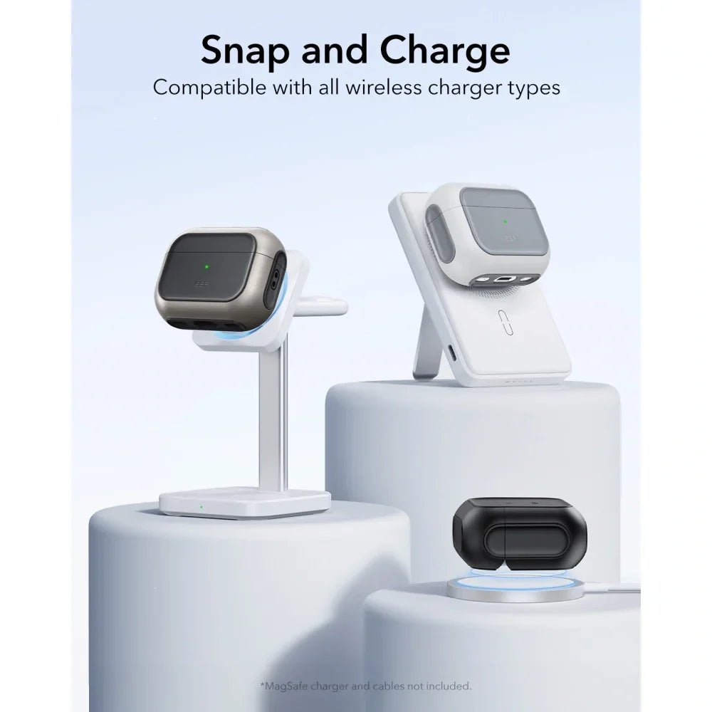 ESR AirPods Pro 3 - Θήκη από Σκληρό Πλαστικό και Σιλικόνη με MagSafe - Orbit Halolock - White