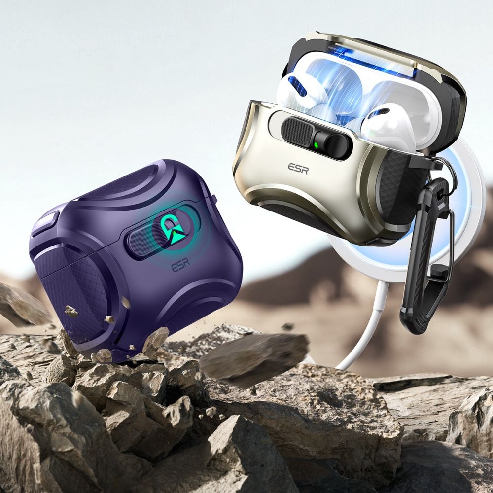 ESR AirPods Pro 3 Θήκη από Σκληρό Πλαστικό με MagSafe - Cyber Flicklock - Purple