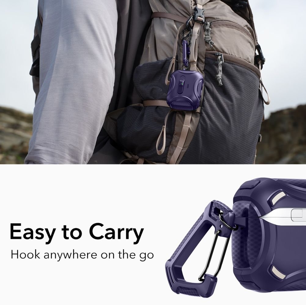 ESR AirPods Pro 3 Θήκη από Σκληρό Πλαστικό με MagSafe - Cyber Flicklock - Purple