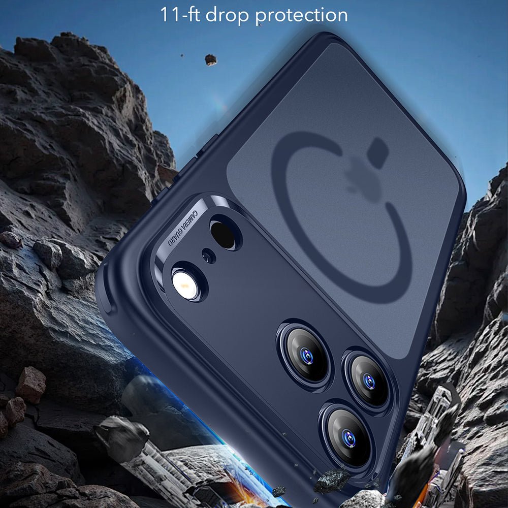 ESR iPhone 17 Pro Max - Σκληρή Θήκη με Πλαίσιο Σιλικόνης και MagSafe - Classic Hybrid Halolock - Frosted Blue