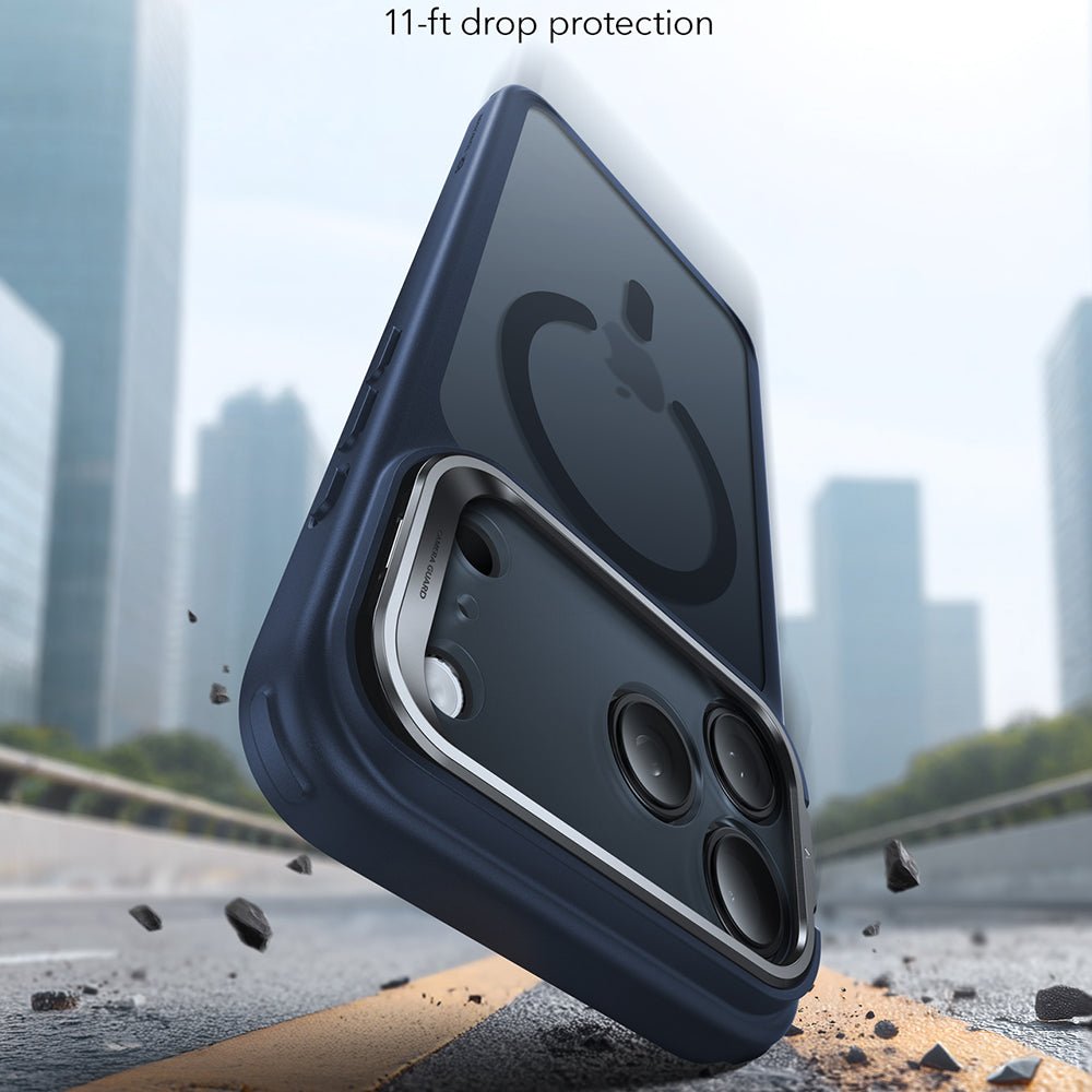 ESR iPhone 17 Pro Max - Σκληρή Θήκη με Πλαίσιο Σιλικόνης και Stand - Classic Hybrid HaloLock Kickstand - Frosted Blue