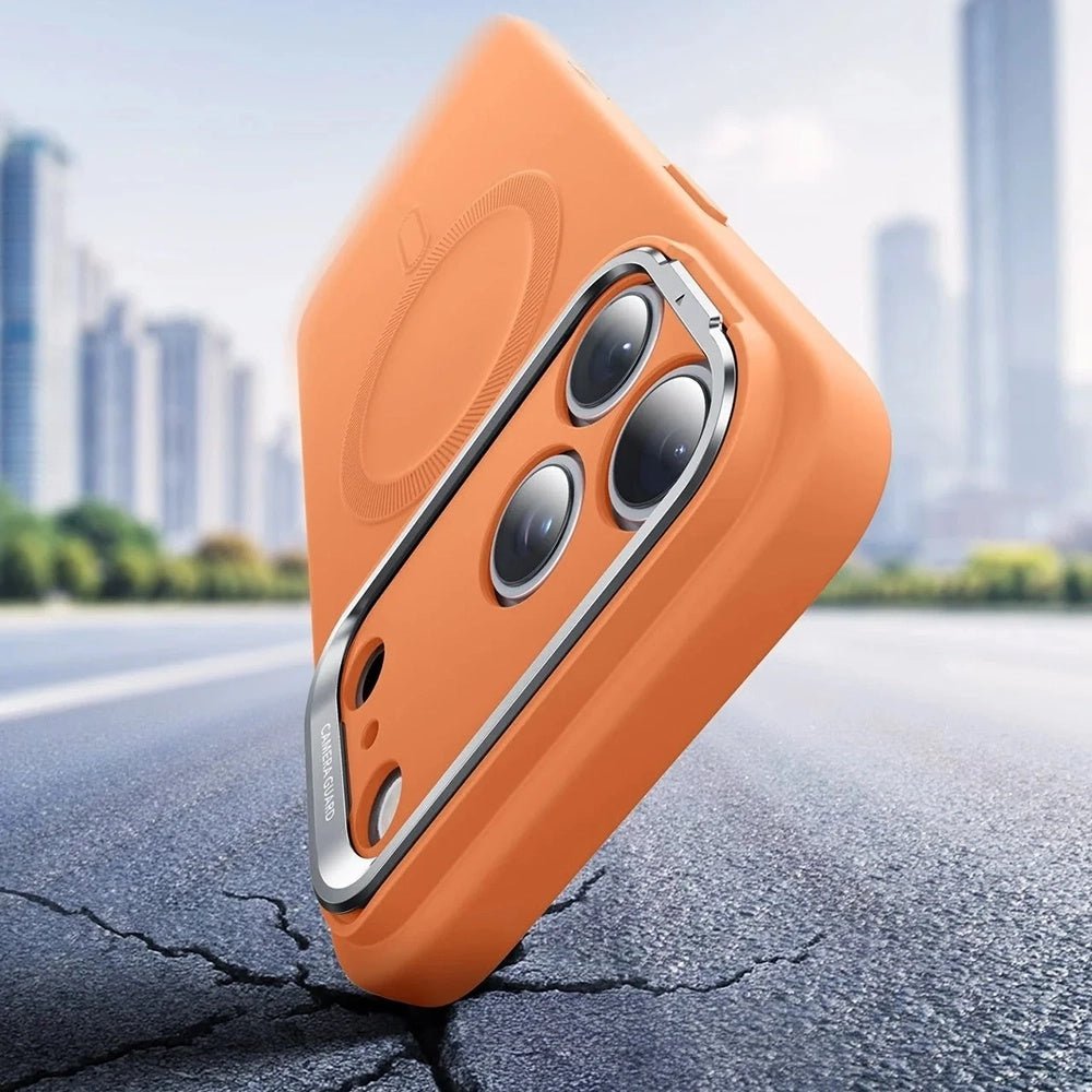 ESR iPhone 17 Pro Max - Σκληρή Θήκη με Πλαίσιο Σιλικόνης και Stand - Cloud Soft HaloLock Kickstand - Orange