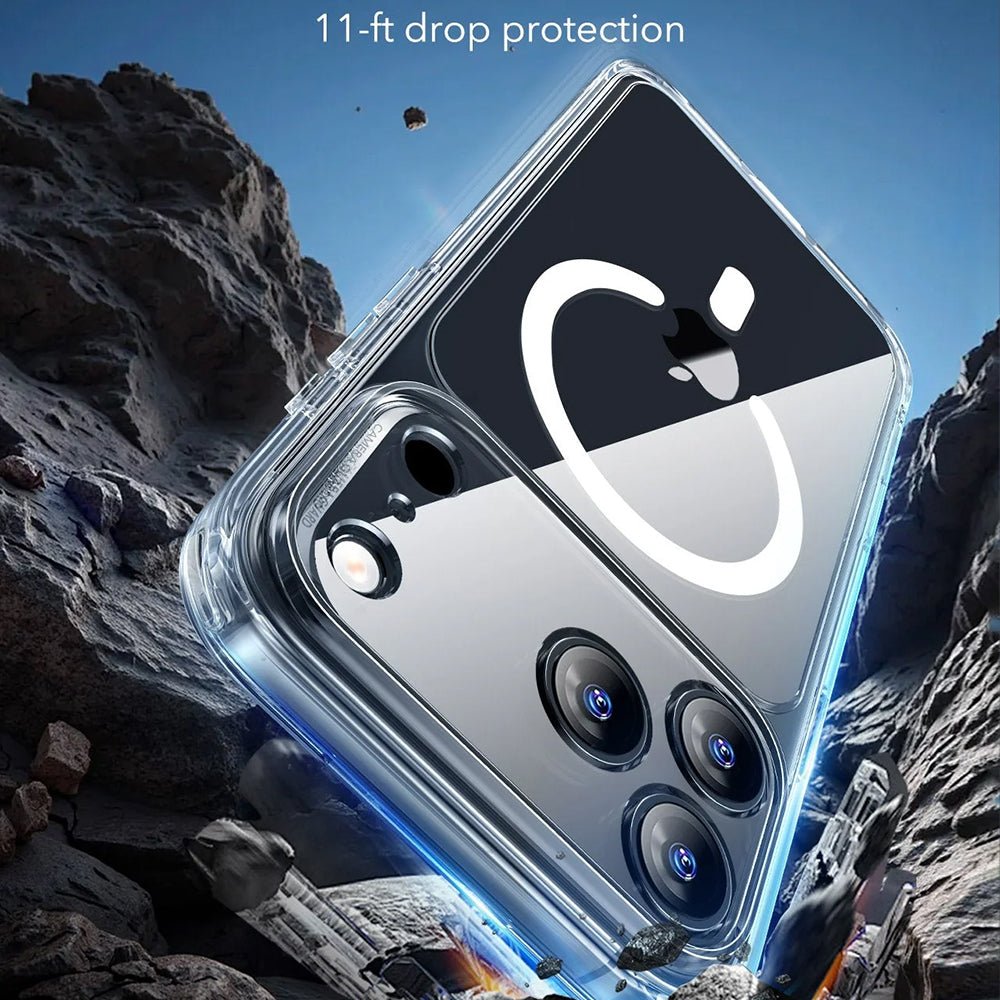 ESR iPhone 17 Pro - Σκληρή Θήκη με Πλαίσιο Σιλικόνης και MagSafe - Classic Hybrid Halolock - Clear