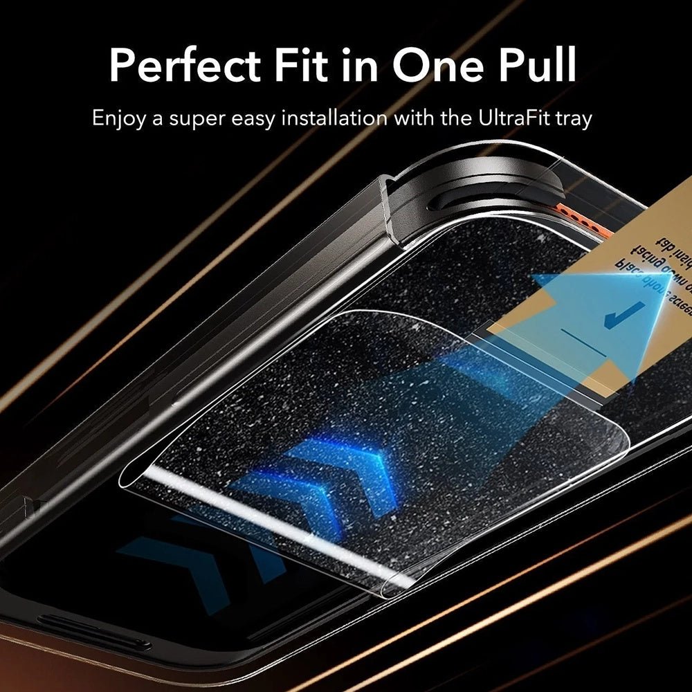 ESR iPhone 18 Pro Max - Αντιχαρακτικό Γυαλί Οθόνης - Armorite Pro UltraFit - 3 Τεμάχια - Privacy