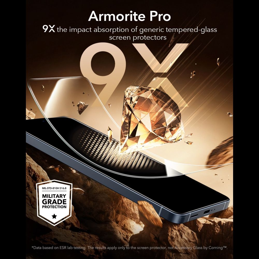 ESR Samsung Galaxy S26 Ultra - Full Screen Αντιχαρακτικό Γυαλί Οθόνης - UltraFit Armorite Pro - Clear