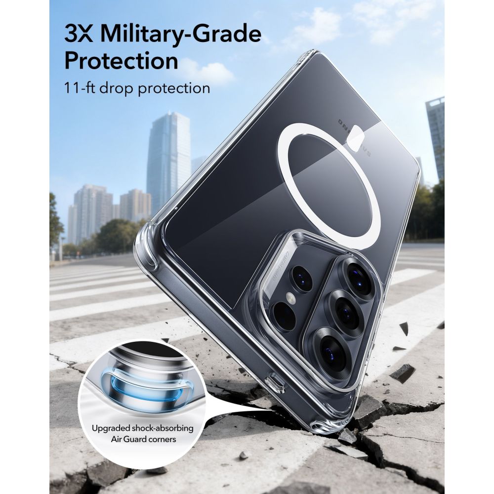 ESR Samsung Galaxy S26 Ultra - Σκληρή Θήκη με Πλαίσιο Σιλικόνης - Classic Hybrid MagSafe - Clear