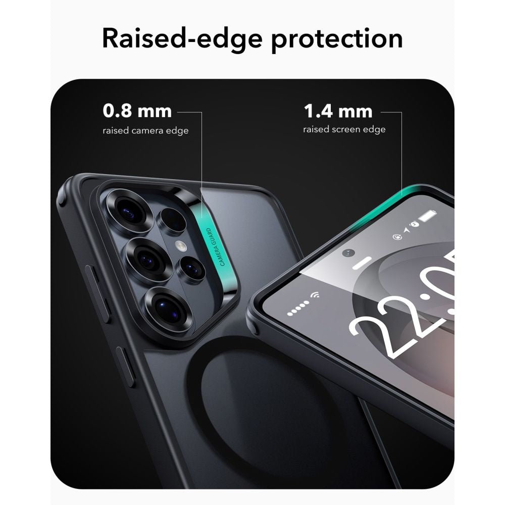 ESR Samsung Galaxy S26 Ultra - Σκληρή Θήκη με Πλαίσιο Σιλικόνης - Classic Hybrid MagSafe - Frosted Black