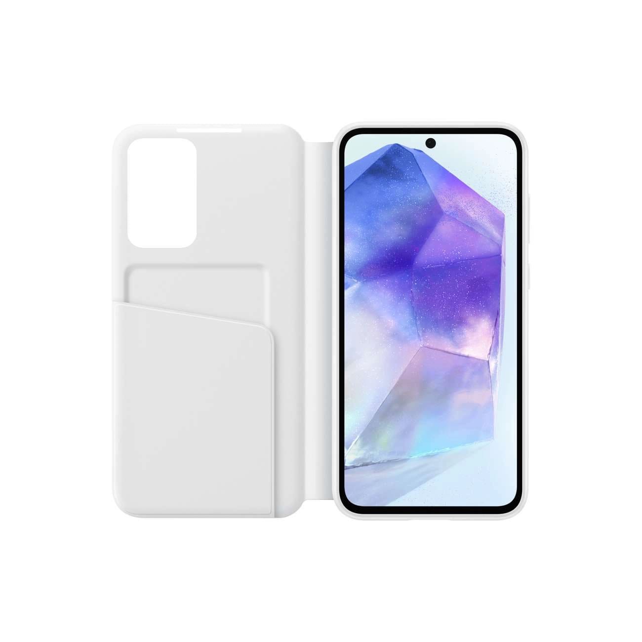 Samsung Smart View Cover Samsung Galaxy A55 5G Θήκη Πορτοφόλι - White - EF - ZA556CWEGWW