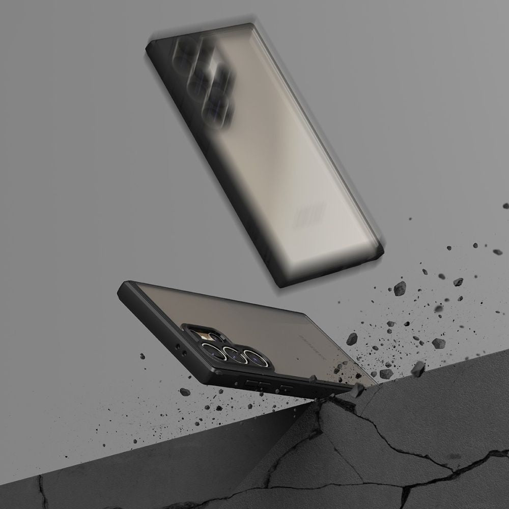 Ringke Samsung Galaxy S24 Ultra Fusion Bold Σκληρή Θήκη με Πλαίσιο Σιλικόνης - Black / Διάφανη