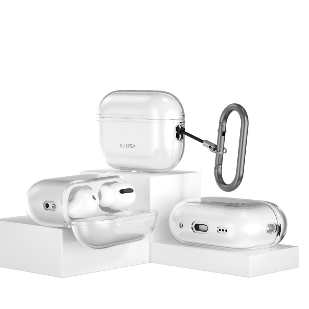 Tech - Protect AirPods Pro 1 / 2 Θήκη Σιλικόνης - Flexair - Διάφανη