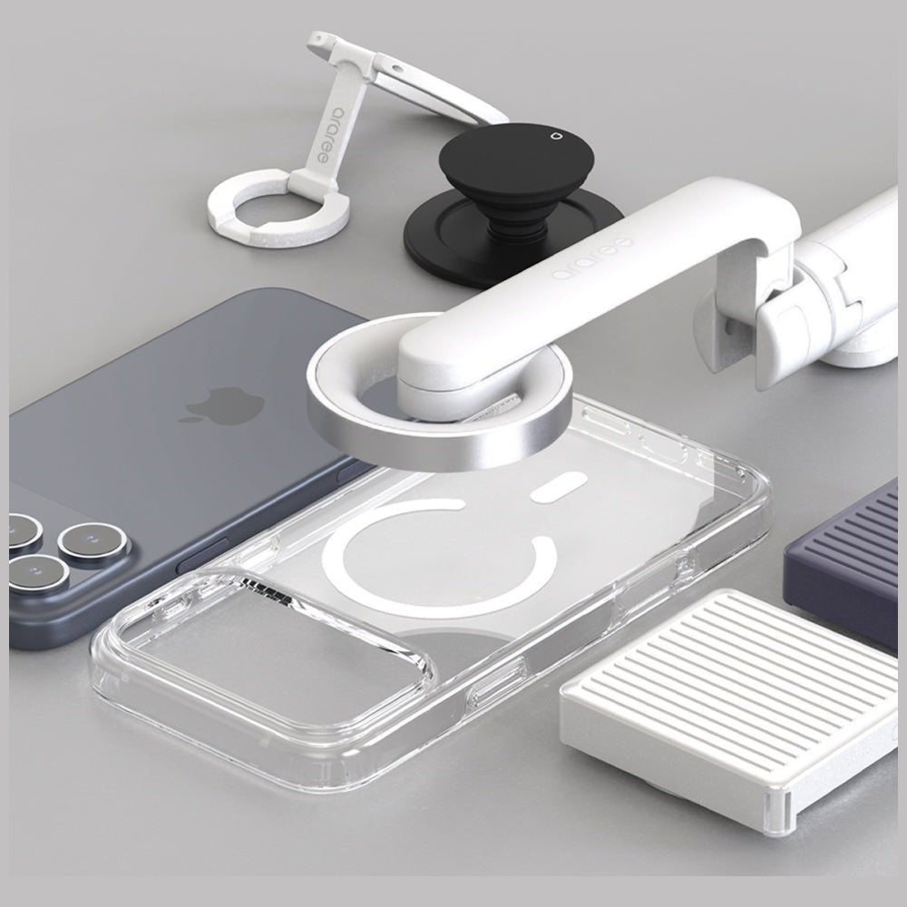 Araree iPhone 17 - Duple M MagSafe - Σκληρή Θήκη με Πλαίσιο Σιλικόνης - Clear
