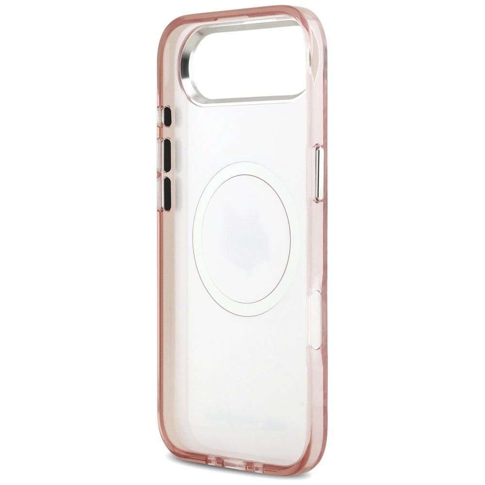 Karl Lagerfeld iPhone Air - IML Choupette Head Logo MagSafe - Σκληρή Θήκη με Πλαίσιο Σιλικόνης - Pink - KLHMP17MHMKBCHOP