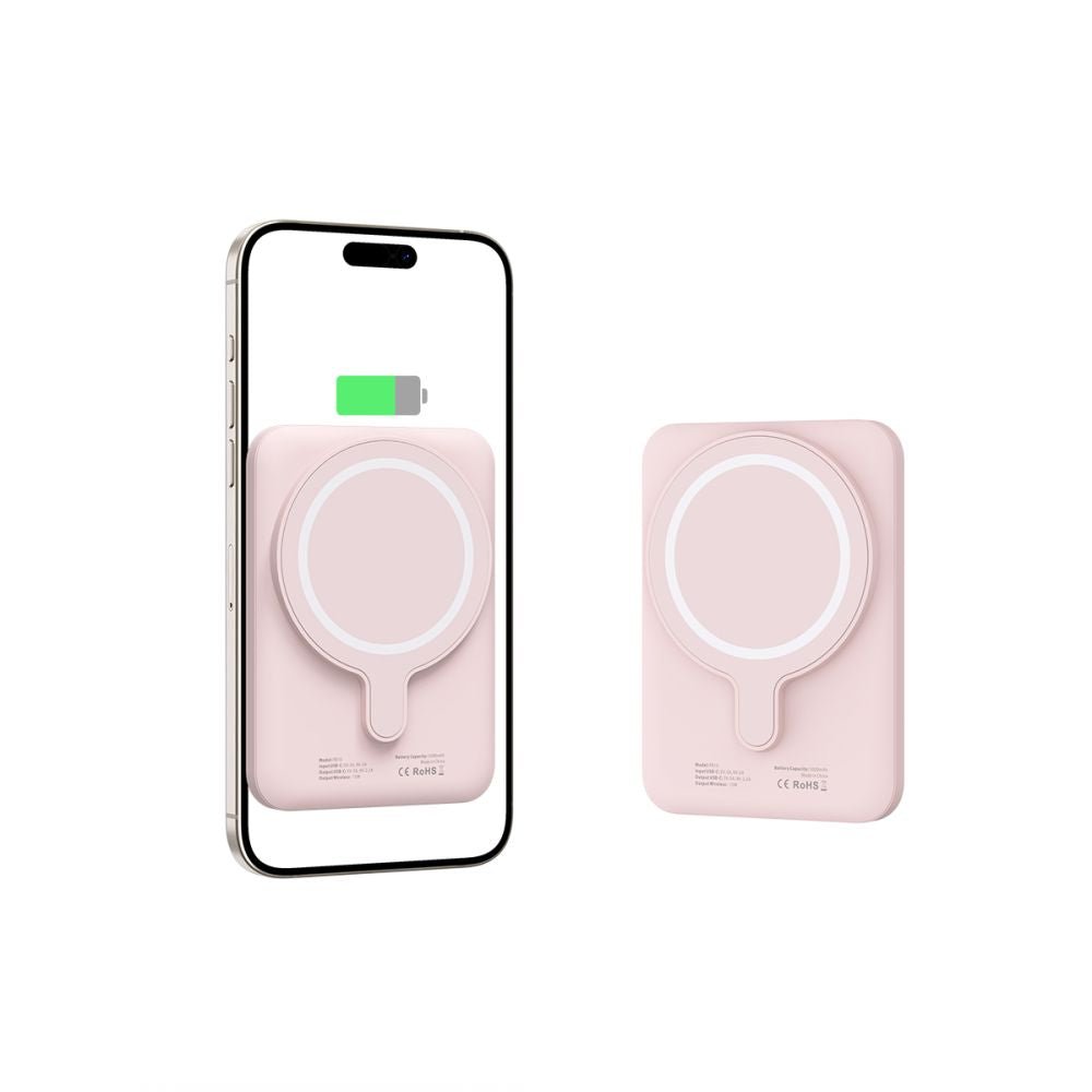 Tech - Protect PB10 Lifemag MagSafe PowerBank Μαγνητικό PowerBank Κινητού 5000 mAh - Pink