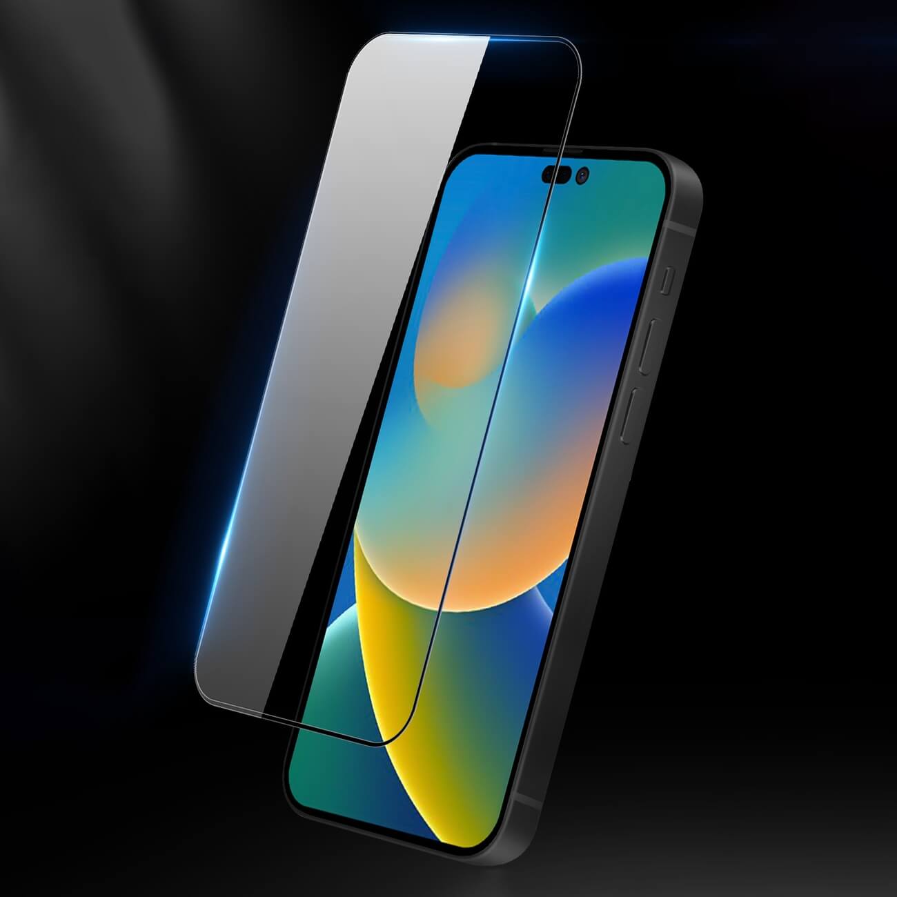 Dux Ducis iPhone 14 Pro Max 10D 9H Full Screen Case Friendly Tempered Glass Αντιχαρακτικό Γυαλί Οθόνης - Black