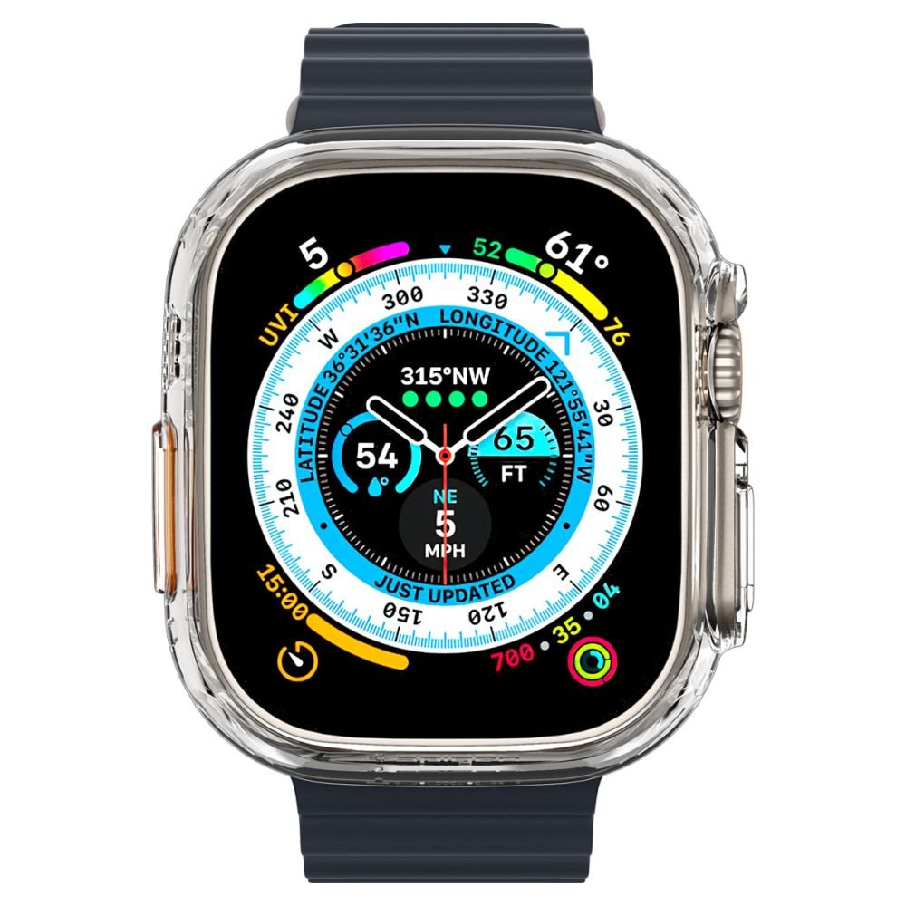 Spigen Θήκη Apple Watch Ultra (1/2/3) - 49mm Thin Fit - Διάφανη