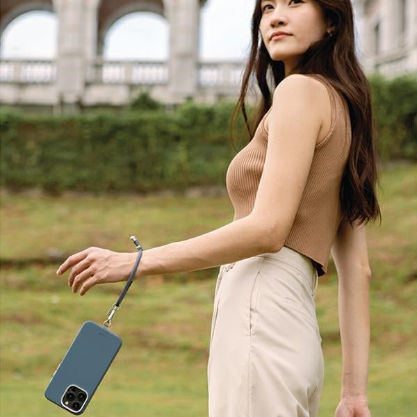 Uniq Coehl Laurel Universal Hand Strap - Λουράκι Κινητού για τον Καρπό - Black