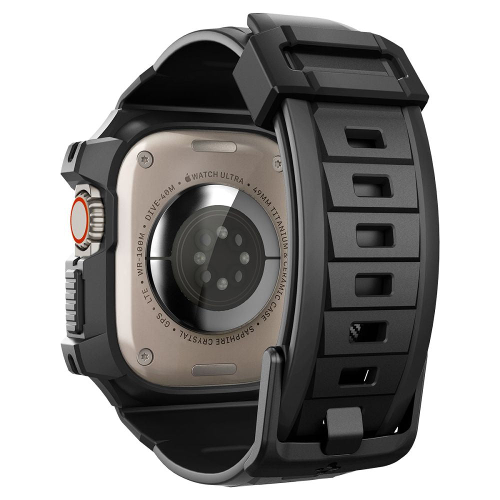 Spigen Λουράκι Apple Watch Ultra (1/2/3) - 49mm Rugged Armor Pro - Black