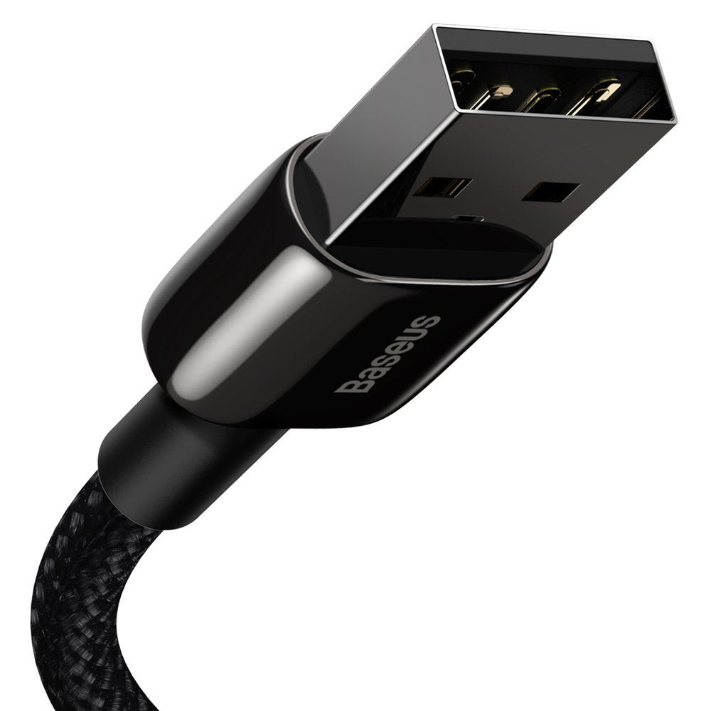 Baseus Tungsten Gold Cable Lightning 2.4A - Καλώδιο Δεδομένων και Φόρτισης Lightning 1M για iPhone - Black - CALWJ - 01