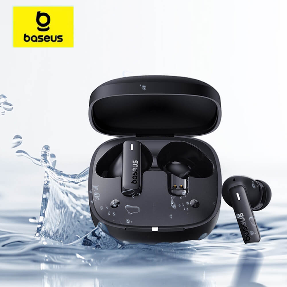 Baseus Bowie E19 - TWS Bluetooth 5.3 - Ασύρματα ακουστικά για Κλήσεις / Μουσική - Black