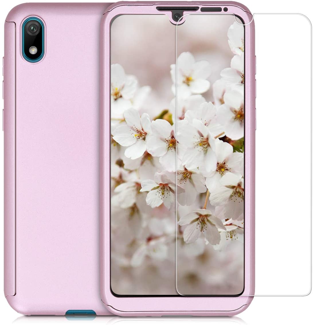 KW Huawei Y5 2019 360 Full Cover and Screen Protector - Metallic Rose Gold - 50580.31